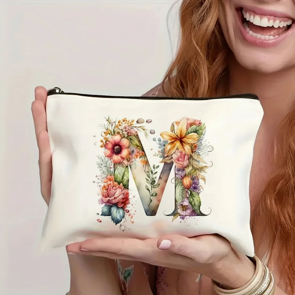 Mothers Day Flowers Cosmetic Bag Pouch Makeup Bag Travel