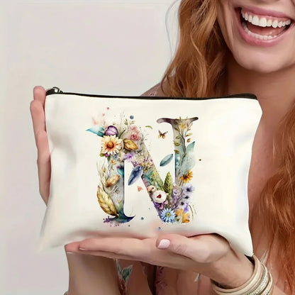 Mothers Day Flowers Cosmetic Bag Pouch Makeup Bag Travel