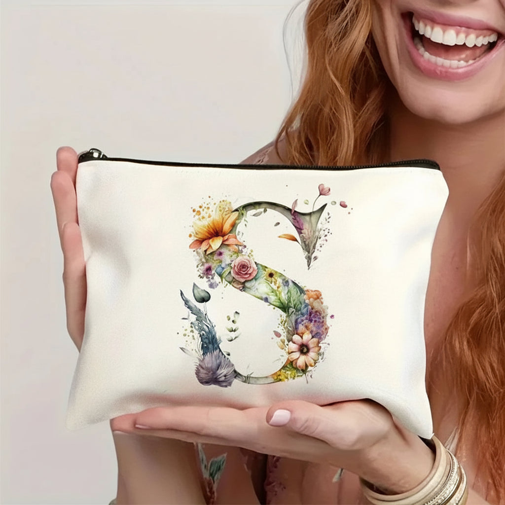 Mothers Day Flowers Cosmetic Bag Pouch Makeup Bag Travel