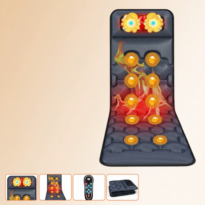 Massagegerät Heizmatte Vibrationsmatte Rücken Nacken Massagepad