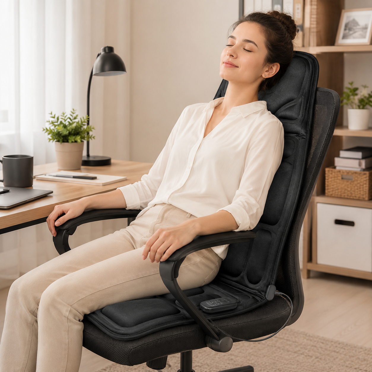 Massage Sitzauflage Heizbare Massageauflage Für Rücken Auto