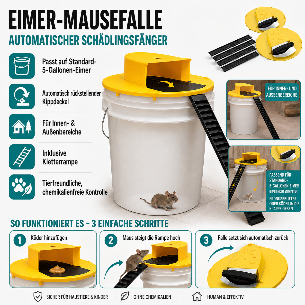 Mausefalle Mit Sichere Humane Falle Zuhause