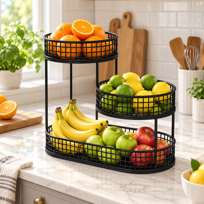 Mehrstöckiger Snackständer Obst Küchenorganisation