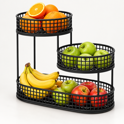 Mehrstöckiger Snackständer Obst Küchenorganisation