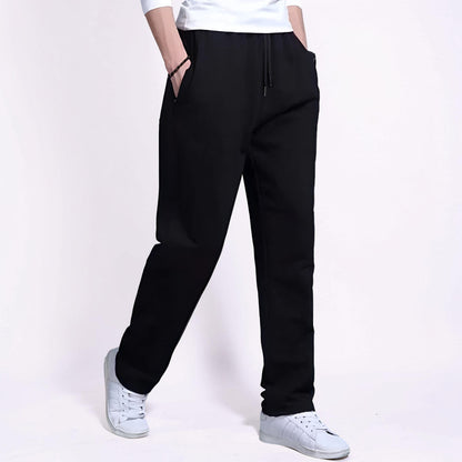 Herren Jogginghose Weites Bein Kordelzug Taschen
