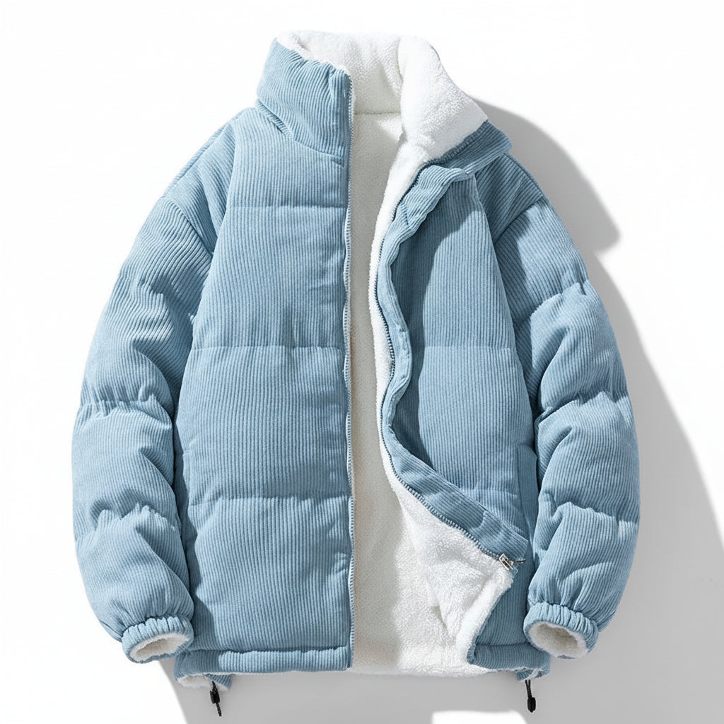 Veste d'hiver homme femme Ouverture pratique à fermeture éclair