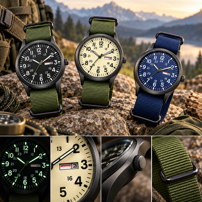 Militärische Armbanduhr Für Outdoor Aktivitäten Leichtgewicht