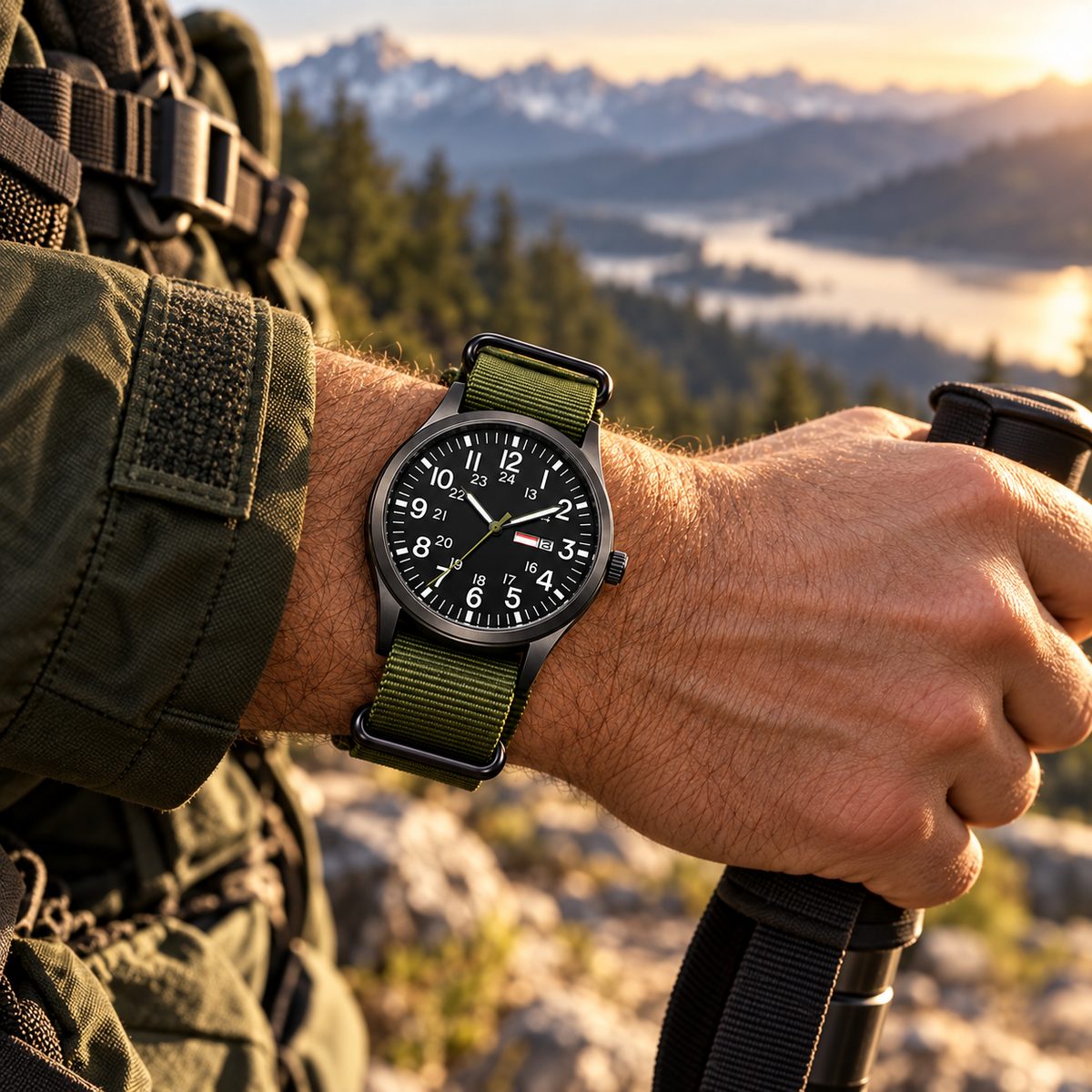 Militärische Armbanduhr Für Outdoor Aktivitäten Leichtgewicht