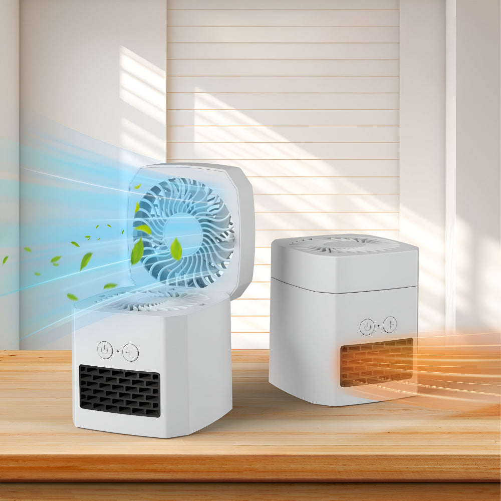 Mini Heizlüfter Ventilator Tragbar Schnellheizend Energieeffizient