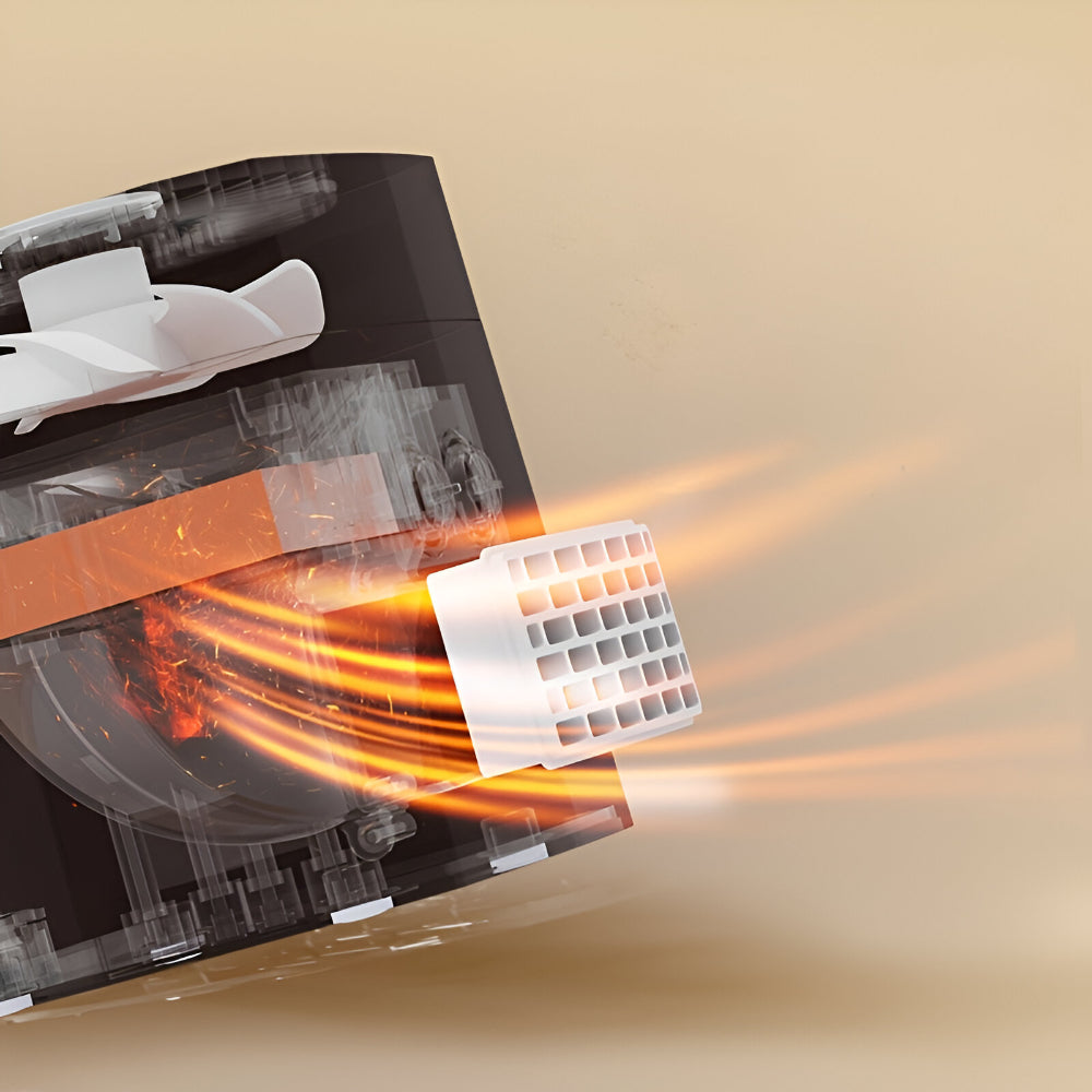 Mini Heizlüfter Ventilator Tragbar Schnellheizend Energieeffizient