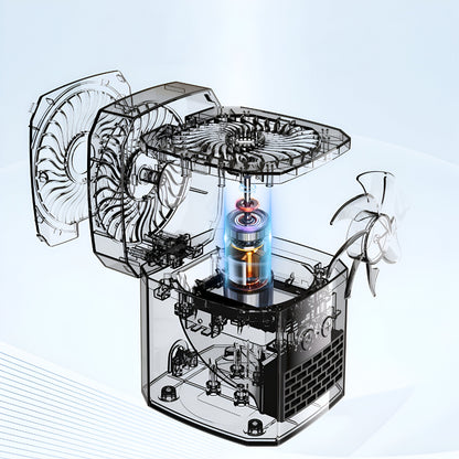 Mini Heizlüfter Ventilator Tragbar Schnellheizend Energieeffizient