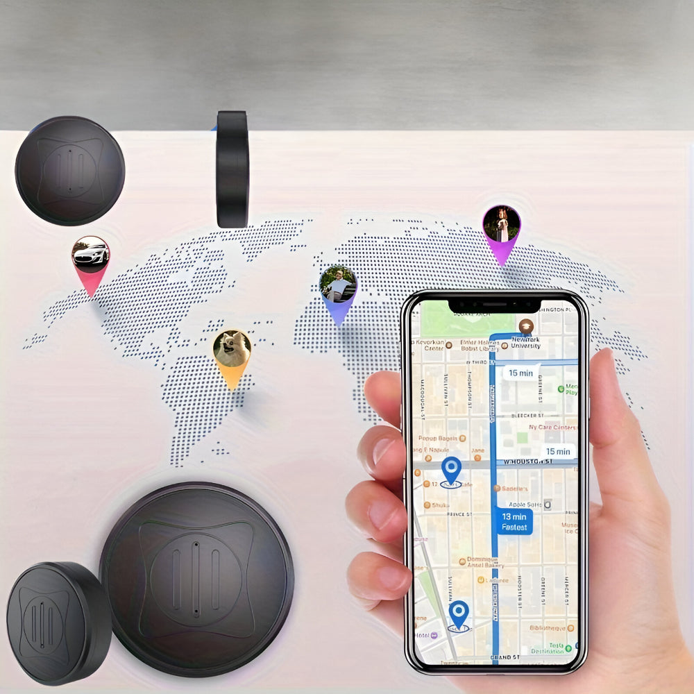 Mini GPS Tracker 4G Ortungsgerät für Auto Kinder Haustiere Gepäck