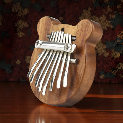 Mini Musikinstrument Kalimba aus Holz Handgefertigtes Daumenklavier