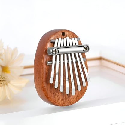 Mini Musikinstrument Kalimba aus Holz Handgefertigtes Daumenklavier