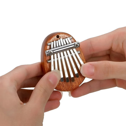 Mini Musikinstrument Kalimba aus Holz Handgefertigtes Daumenklavier