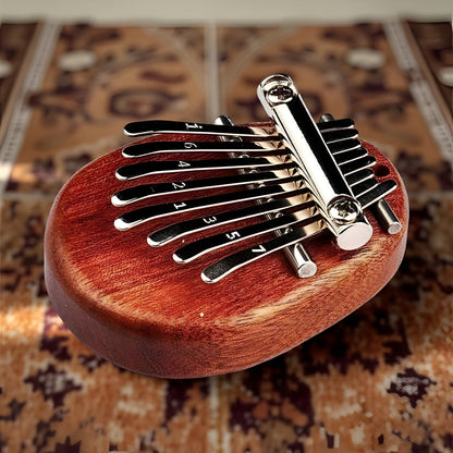 Mini Musikinstrument Kalimba aus Holz Handgefertigtes Daumenklavier