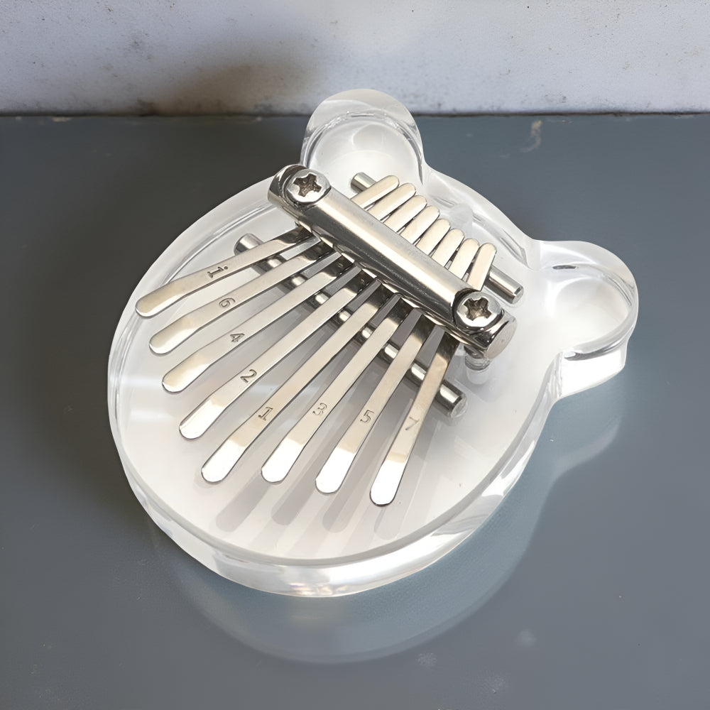 Mini Musikinstrument Kalimba aus Holz Handgefertigtes Daumenklavier