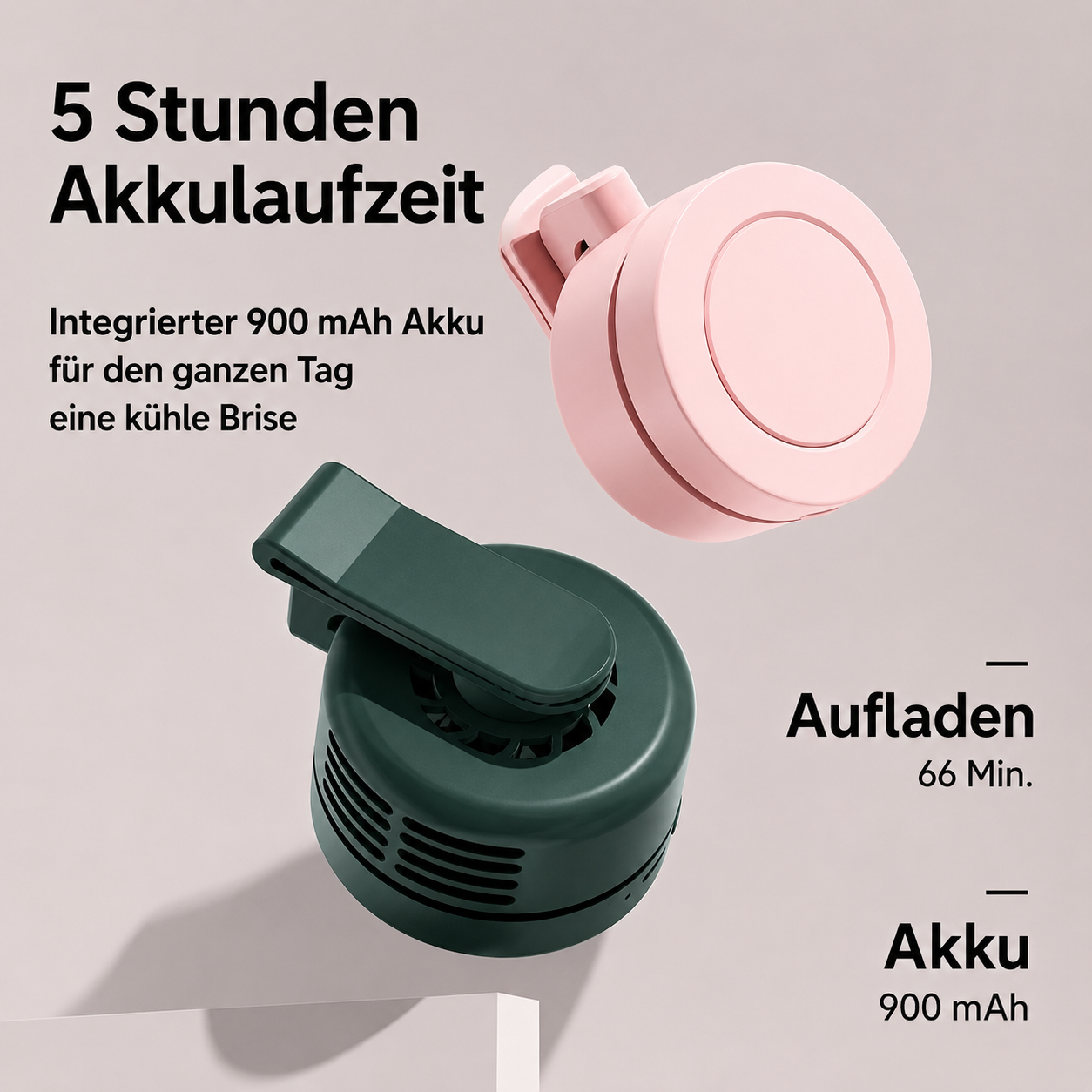 Mini Fan Portable Clip Fan USB Cooling