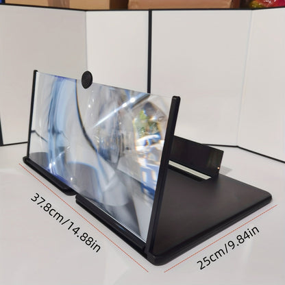 Mobile Phone Screen Amplifier 3D Enlarger 18 Inch Foldable Table Stand