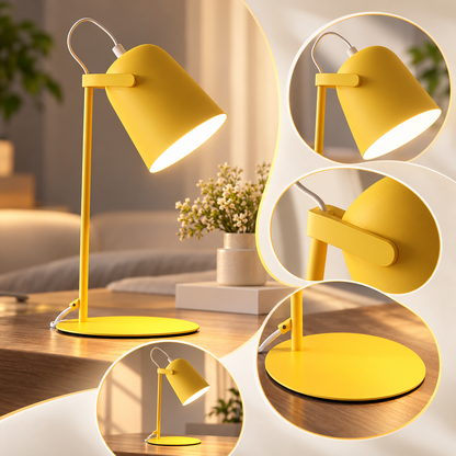 Moderne Schreibtischlampe Für Studenten Konischer Schirm LED