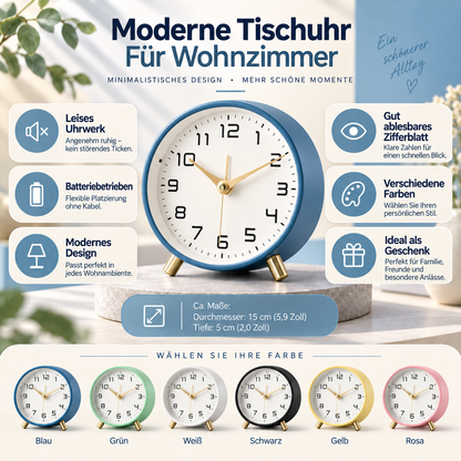 Moderne Tischuhr Für Wohnzimmer Minimalistisches Design