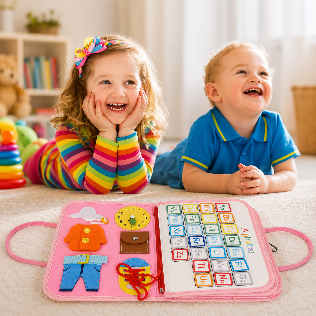 Montessori Spielzeug Aktivitätsbuch Busy Board Kleinkinder