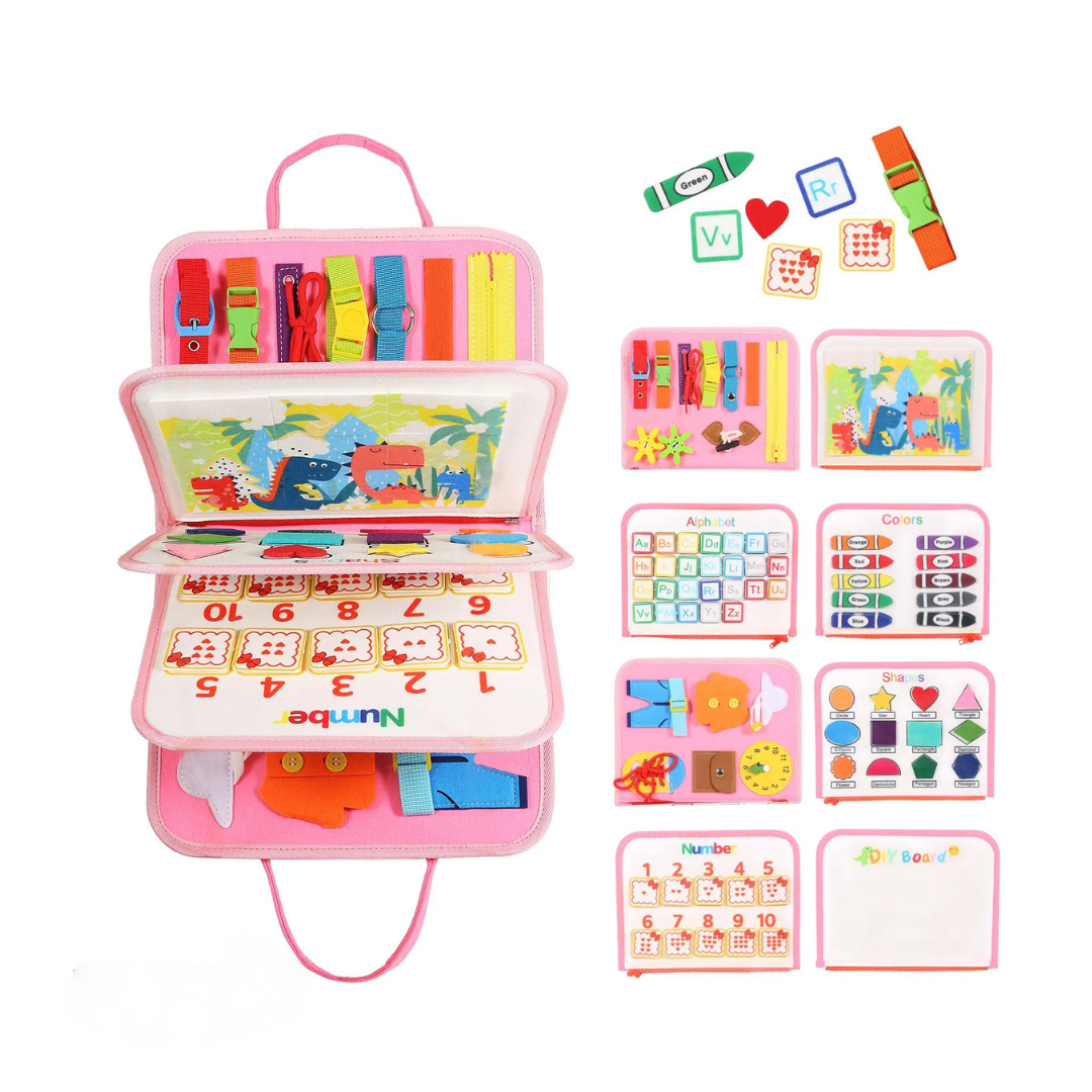 Montessori Spielzeug Aktivitätsbuch Busy Board Kleinkinder