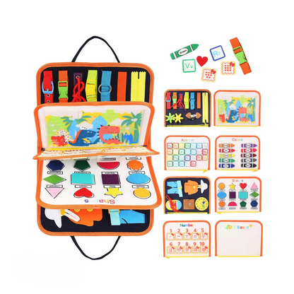Montessori Spielzeug Aktivitätsbuch Busy Board Kleinkinder