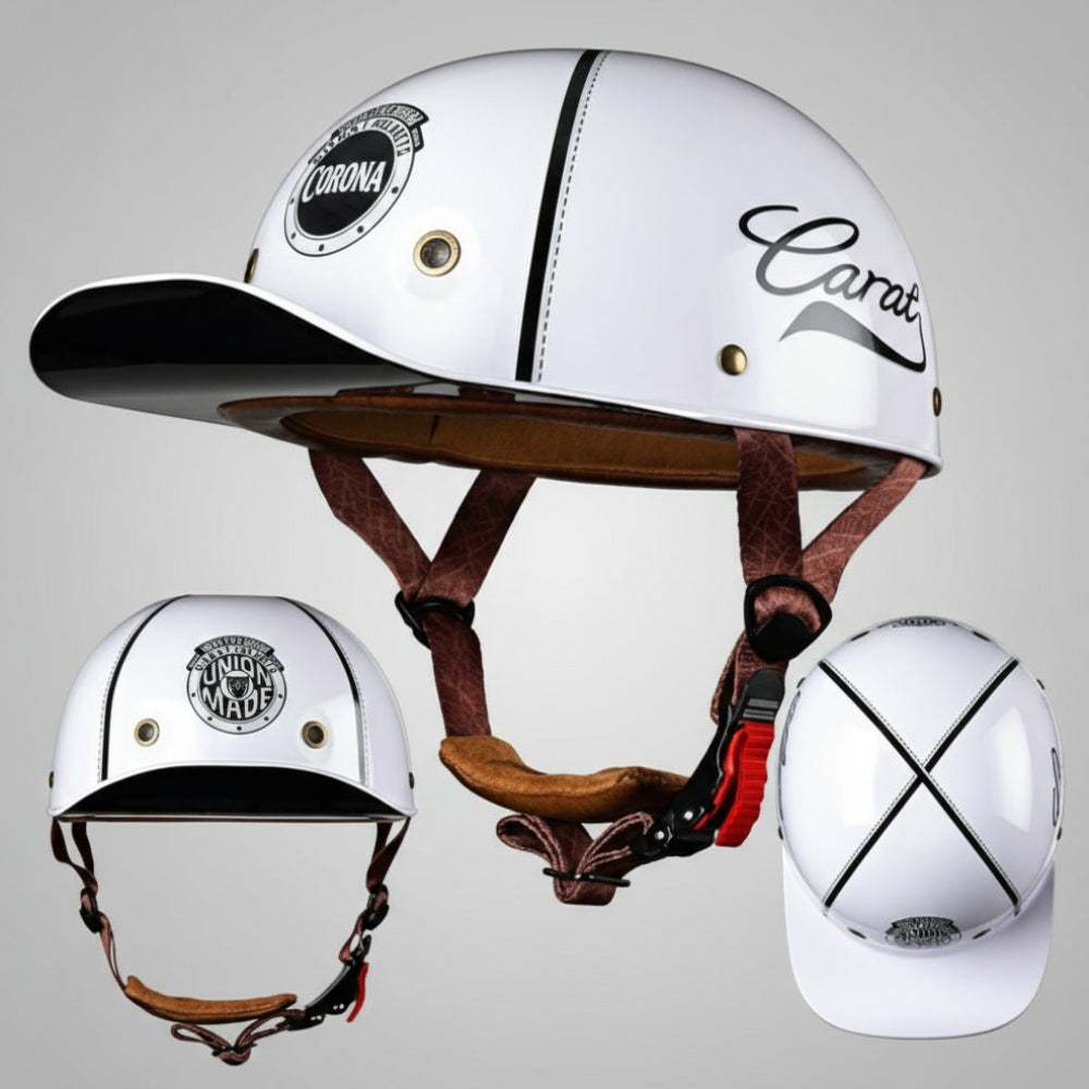 Motorcycle Helmet Half Face Baseball Cap Style ABS Shell - Image 10