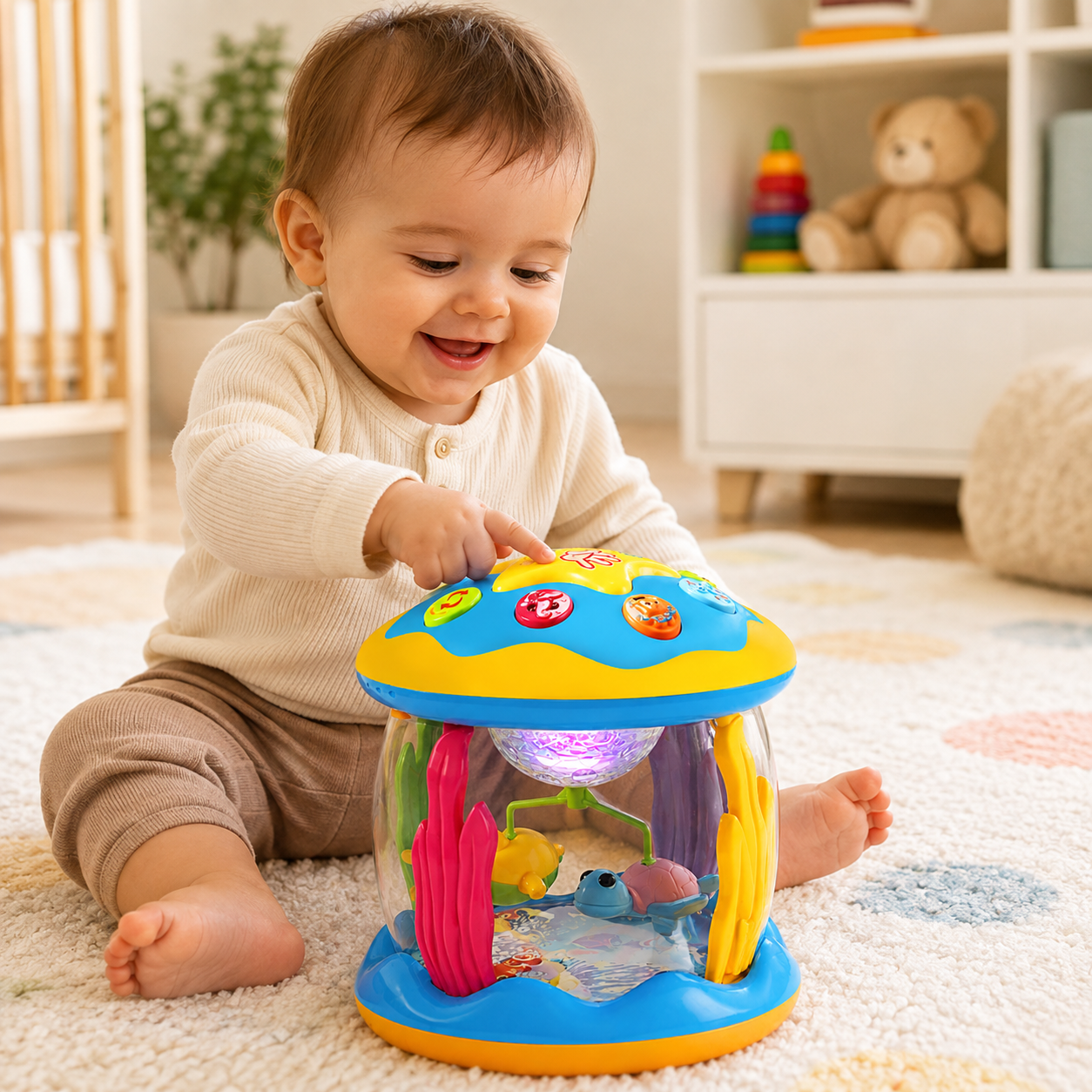 Musikalisches Karussell Spielzeug Babys Interaktive Musik