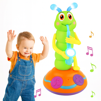 Colorful Musical Toy Dancing Baby Light Plastic