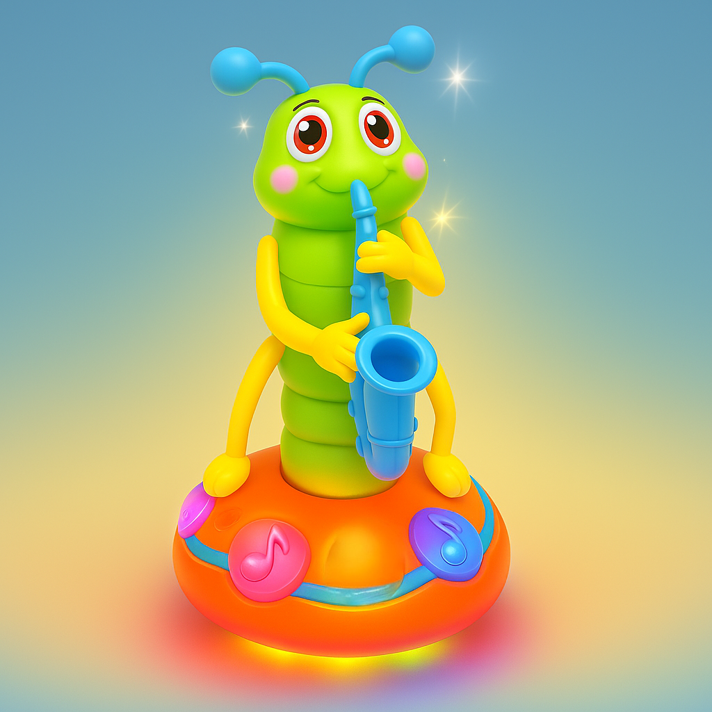 Colorful Musical Toy Dancing Baby Light Plastic