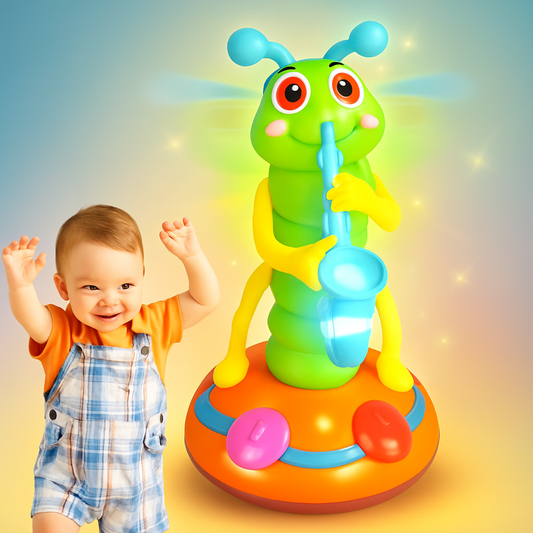 Colorful Musical Toy Dancing Baby Light Plastic