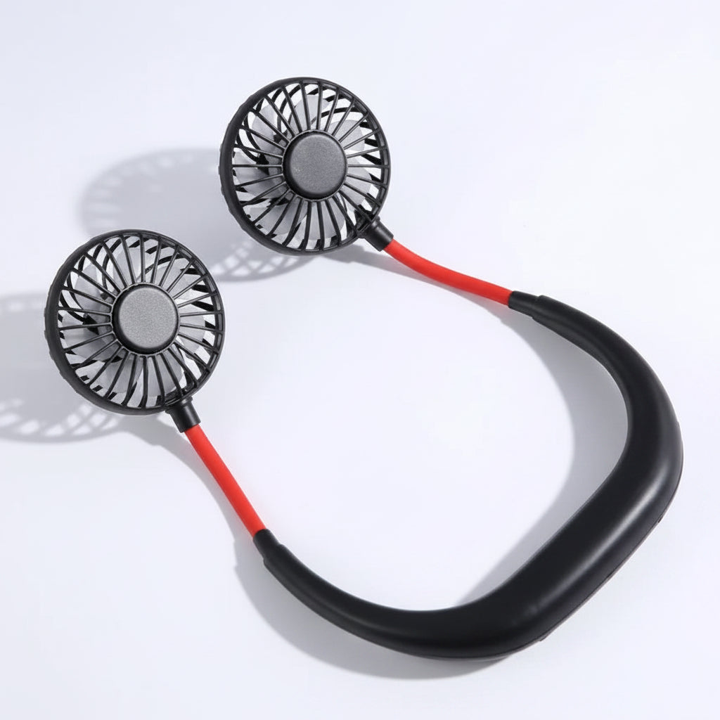 Ventilateur Cou Portable USB Rechargeable Silencieux