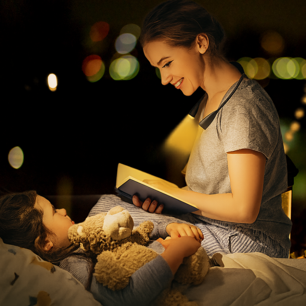 USB Rechargeable LED Neck Lamp with 3 Light Colors and Dimmable Brightness – Flexible, Lightweight Design for Reading and Outdoor Tasks - Image 3