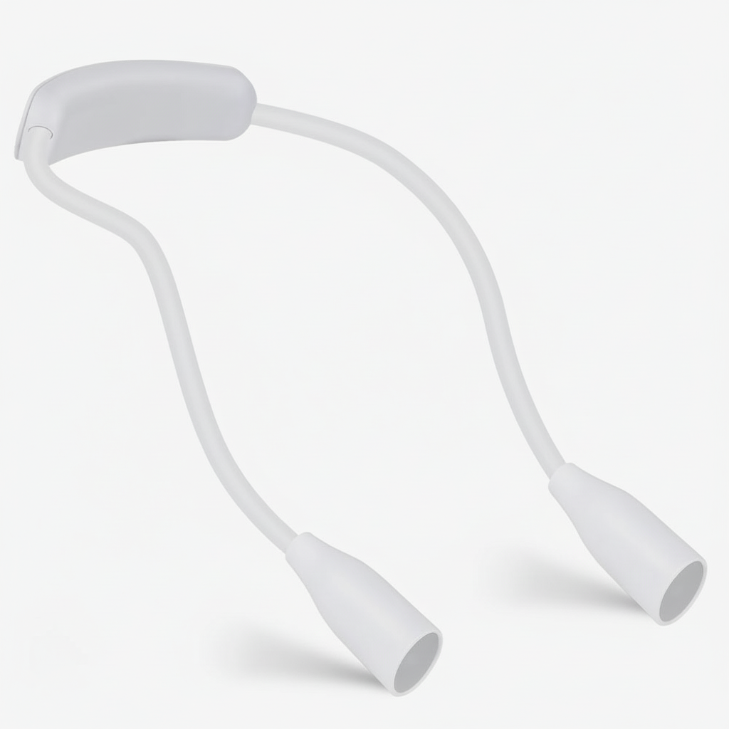 USB Rechargeable LED Neck Lamp with 3 Light Colors and Dimmable Brightness – Flexible, Lightweight Design for Reading and Outdoor Tasks
