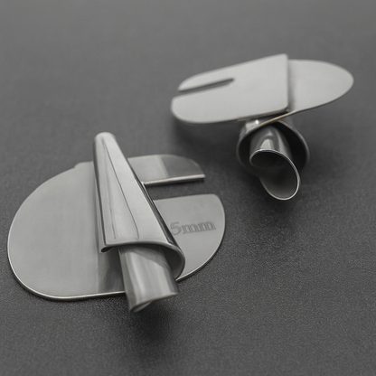 Nähzubehör Saumwerkzeug Edelstahl Set Rollsaum Aufsatz Mehrgrößen