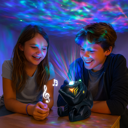 Night Light Projector Unicorn Children Music Starry Sky Gift