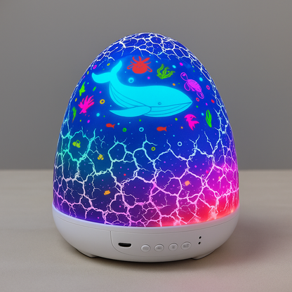 Night Light Projector Unicorn Children Music Starry Sky Gift