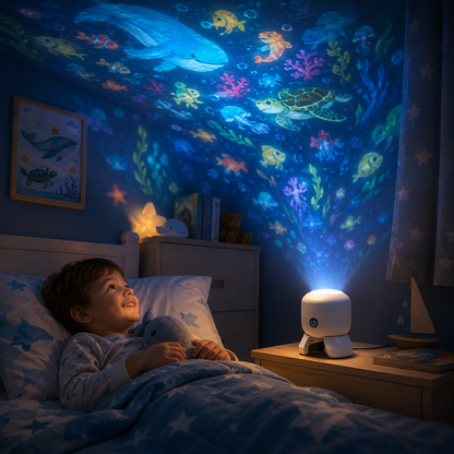 Night light projector LED night light projector lamp ocean night light