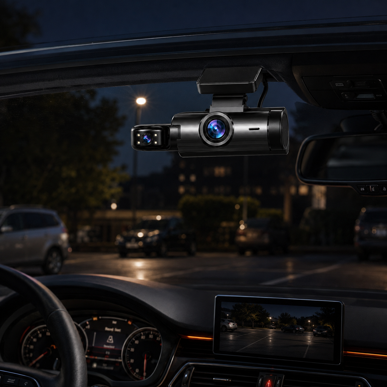 Nachtsicht Dashcam Mehrkanalig Aufzeichnung Für Autos