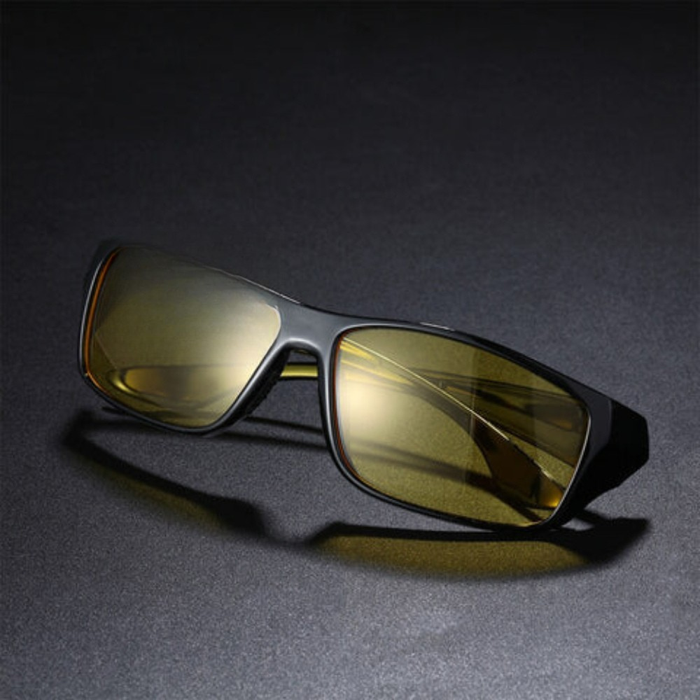 Night Driving Glasses Yellow Lens Anti Glare Vision