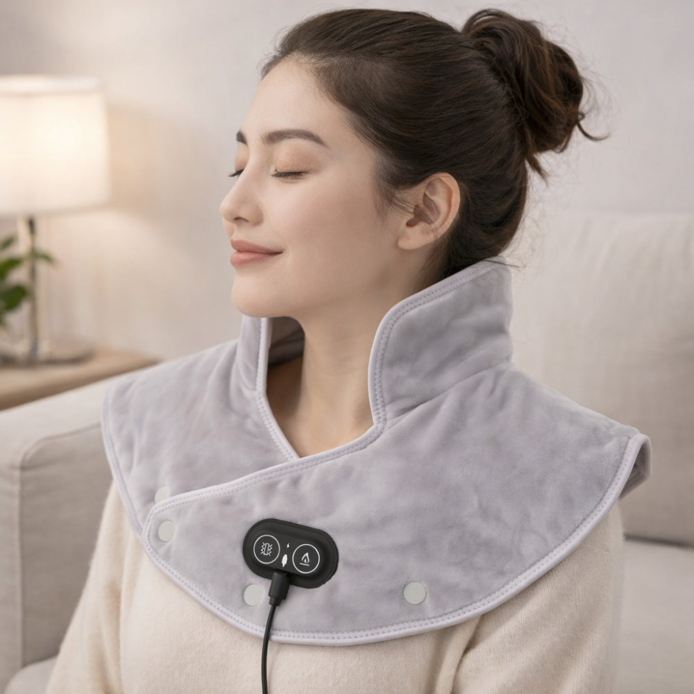 Electric Neck Pillow Massage Shoulder Use Home