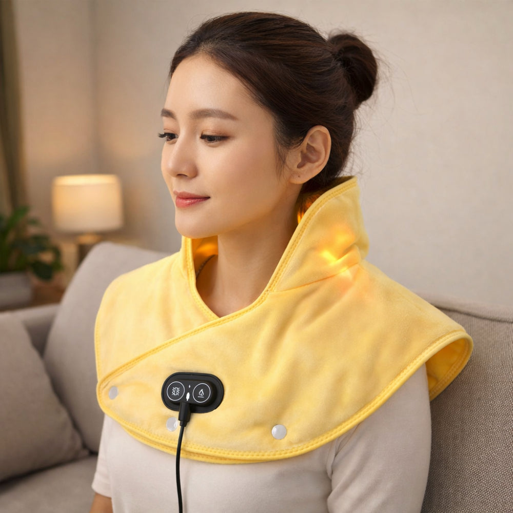 Electric Neck Pillow Massage Shoulder Use Home