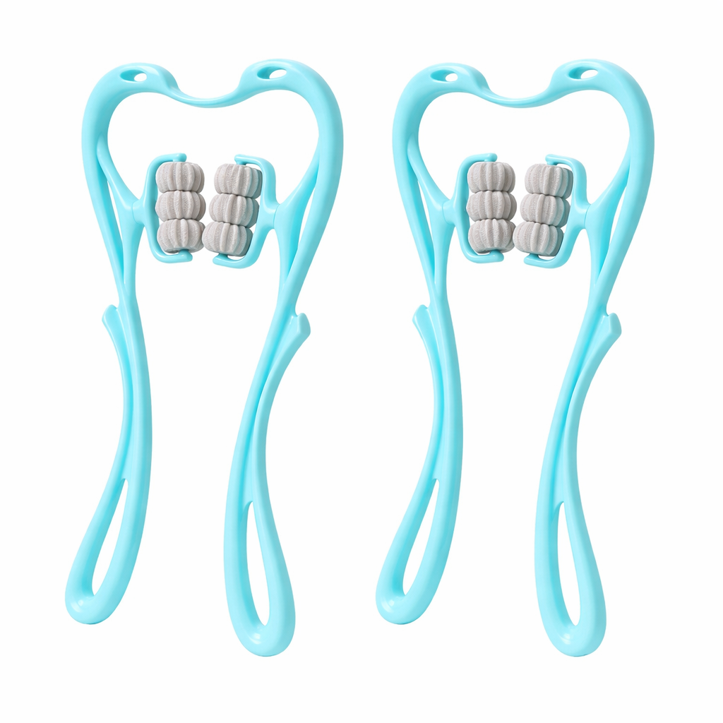 Masajeador de Cuello Ergonómico Manual Relajación de Columna
