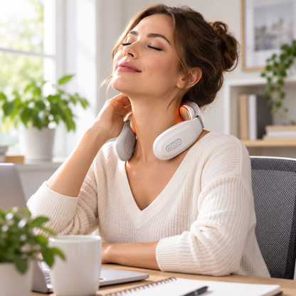 Nackenmassagegerät Mit Wärmetherapie Zuhause Smart Büro
