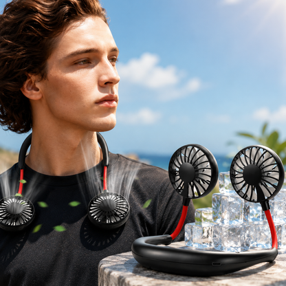 Ventilateur de cou Ventilateur portable USB Mini ventilateur mains libres