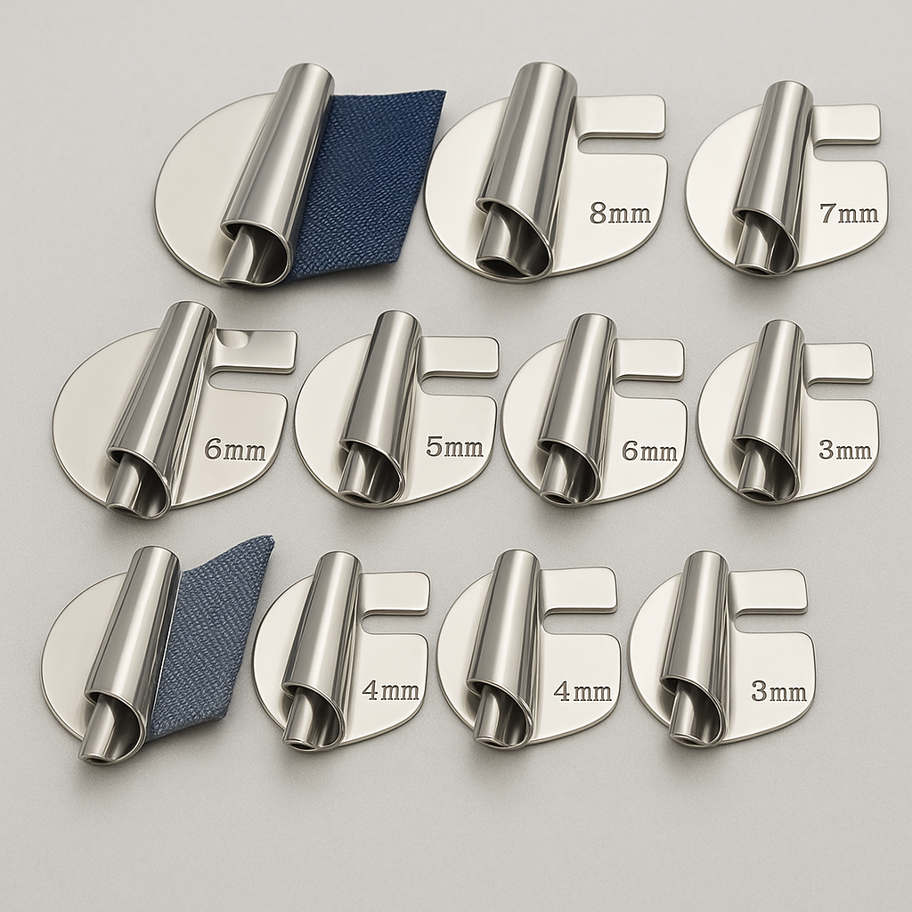 Nähmaschine Edelstahl Saumfuß Set Zubehör