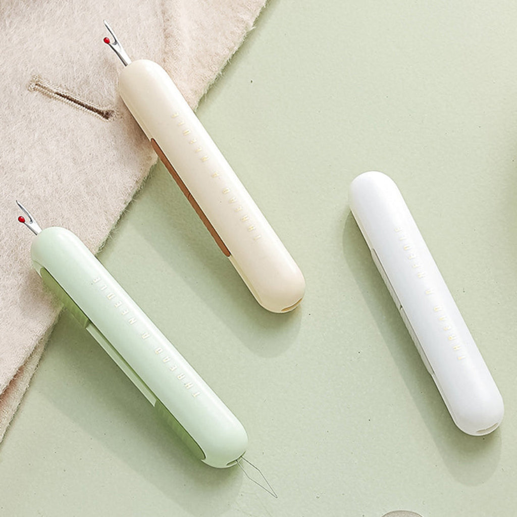 Seam Ripper Sewing Accessories 2in1 Needle Threader Compact