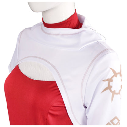 Disfraz de vampiro rojo y blanco para niños – vestido para Halloween y carnaval cosplay